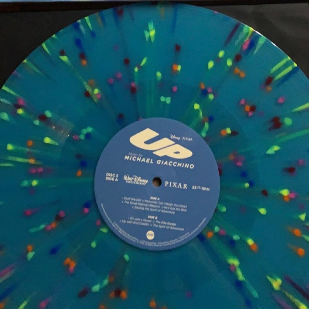 Disney Original Movie Soundtrack "UP" Splatter Vinyl